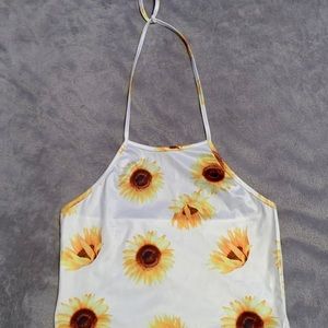 Juniors size small halter crop top